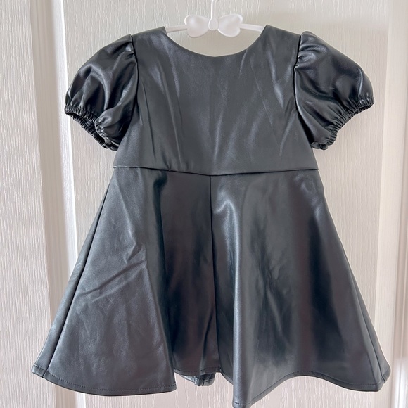 Gap Faux Leather Dress - Picture 1 of 4